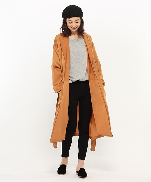 LAKOLE(ラコレ)の「シンプルバスクベレー帽 / LAKOLE(ハンチング/ベレー帽・レディース・ベージュ/ボルドー/グレー/ブラック/グリーン/ネイビー/マスタード/チャコール・FREE)」の19枚目の写真