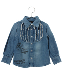 HYSTERIC MINI | SMILE OF DEVIL ダンガリーシャツ(シャツ/ブラウス)