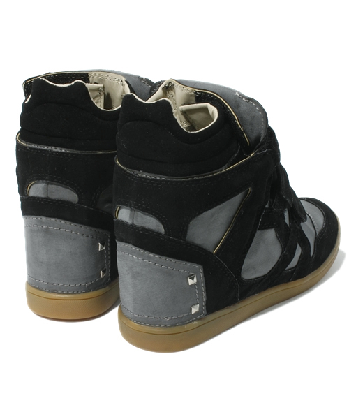 CIAOPANIC（チャオパニック）の「【Ciaopanic】ハイカットスニーカー（スニーカー・レディース・ブラック/ホワイト・23/24/25）」の3枚目の写真