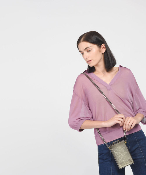 CHARLES & KEITH（チャールズ & キース）の「フローラルアクリルクラッチ / FLORAL ACRYLIC CLUTCH（クラッチバッグ・レディース・ホワイト/マルチ・S）」の8枚目の写真