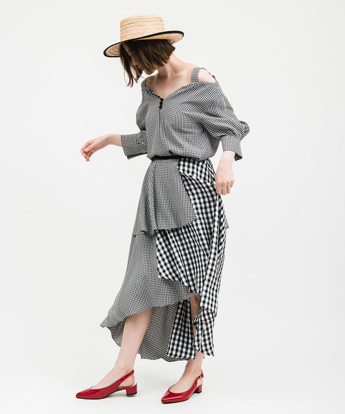 The Virgnia（ザ ヴァージニア）の「バックストラップミュール（パンプス・レディース・ブラック/レッド/グレー・36/37/38）」の4枚目の写真