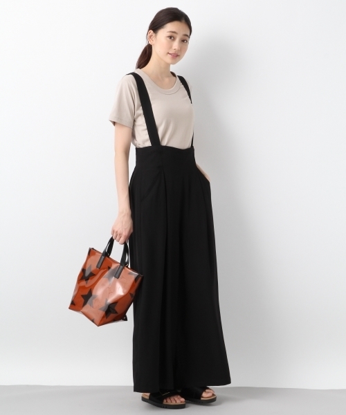 LEPSIM（レプシィム）の「サスツキハイウエストワイドパンツSS　795902（その他パンツ・レディース・ブラック/ドット/ナチュラル/カーキ・MEDIUM/LARGE）」の8枚目の写真