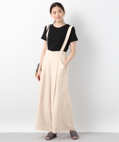 LEPSIM（レプシィム）の「サスツキハイウエストワイドパンツSS　795902（その他パンツ・レディース・ブラック/ドット/ナチュラル/カーキ・MEDIUM/LARGE）」の11枚目の写真