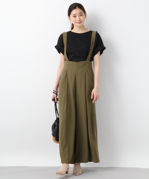 LEPSIM（レプシィム）の「サスツキハイウエストワイドパンツSS　795902（その他パンツ・レディース・ブラック/ドット/ナチュラル/カーキ・MEDIUM/LARGE）」の12枚目の写真