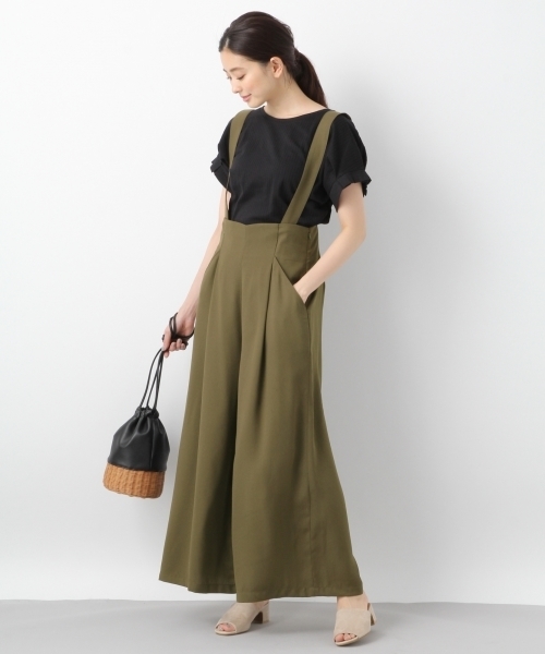 LEPSIM（レプシィム）の「サスツキハイウエストワイドパンツSS　795902（その他パンツ・レディース・ブラック/ドット/ナチュラル/カーキ・MEDIUM/LARGE）」の13枚目の写真