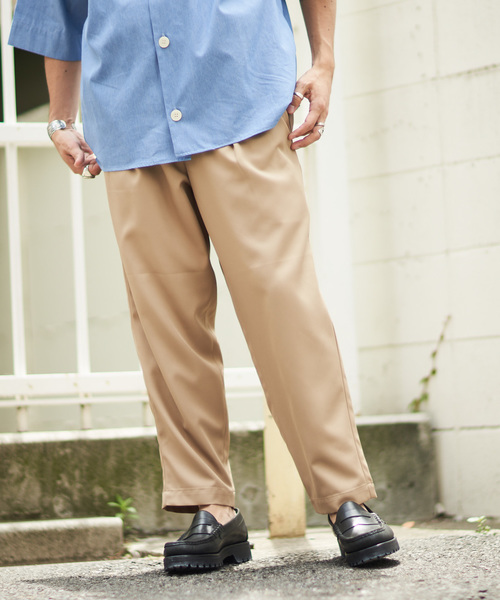 CIAOPANIC(チャオパニック)の「ワイドテーパードクロップドパンツ(その他パンツ・メンズ・ライトグレー/ブラック/ベージュ・MEDIUM/LARGE)」の1枚目の写真