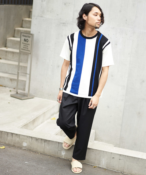 CIAOPANIC(チャオパニック)の「ワイドテーパードクロップドパンツ(その他パンツ・メンズ・ライトグレー/ブラック/ベージュ・MEDIUM/LARGE)」の9枚目の写真