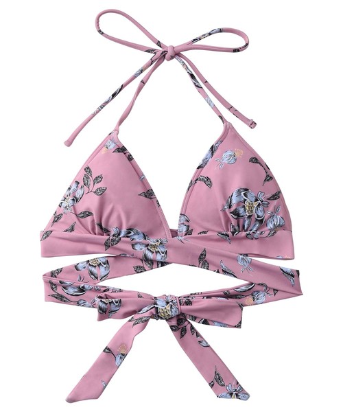 SUNBABIES（サンベイビーズ）の「[MADE IN JAPAN]クロスビキニトップ/SUNBABIES（水着・レディース・ブラウン系その他/ブルー系その他/ピンク系その他・SMALL/MEDIUM）」の3枚目の写真