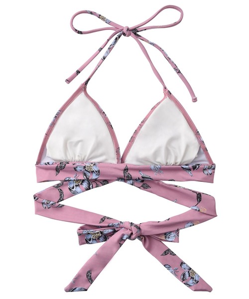 SUNBABIES（サンベイビーズ）の「[MADE IN JAPAN]クロスビキニトップ/SUNBABIES（水着・レディース・ブラウン系その他/ブルー系その他/ピンク系その他・SMALL/MEDIUM）」の14枚目の写真