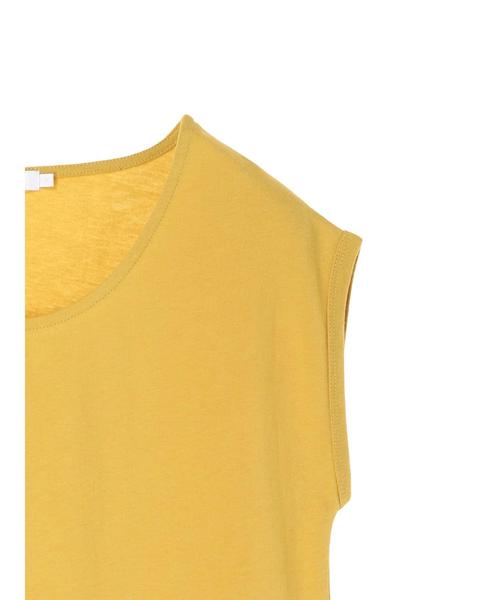 AMERICAN HOLIC（アメリカンホリック）の「USAコットンクルーネックTEE（Tシャツ/カットソー・レディース・ブラック/ベージュ/イエロー/オフホワイト/ピンク系その他2/カーキ・M/L）」の17枚目の写真