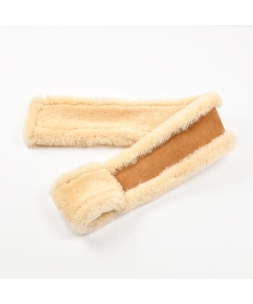 CONTROL FREAK（コントロールフリーク）の「ムートンマフラー（マフラー・レディース・ブラック/グレー/キャメル・FREE）」の6枚目の写真