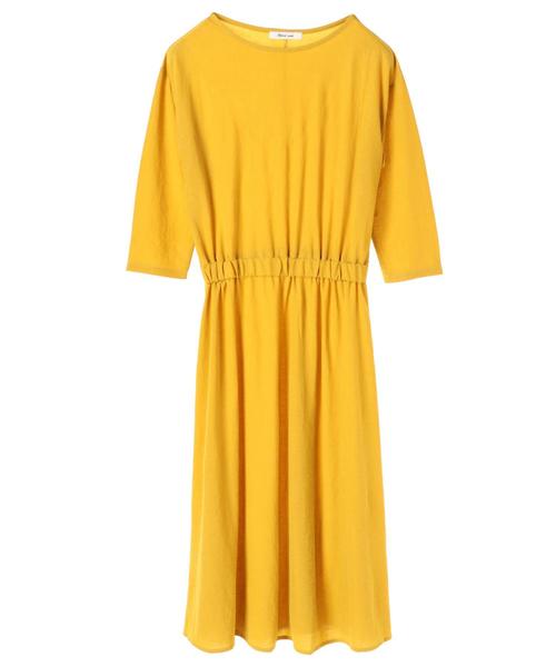 SEVENDAYS=SUNDAY(セブンデイズサンデイ)の「・ウエストギャザーワンピース(ワンピース・レディース・ブラック/レッド/マスタード・FREE)」の6枚目の写真