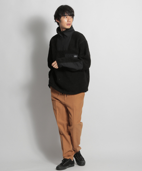 niko and...（ニコアンド）の「ボアハーフジッププルオーバー（その他トップス・メンズ・レッド/ブラック/オフホワイト・LARGE/MEDIUM）」の11枚目の写真