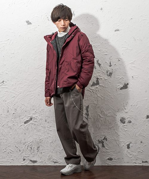 MinoriTY(マイノリティ)の「バテッドモッズコート 中綿(ダウンジャケット/コート・メンズ・ブラック/カーキ/ワイン・M/L)」の10枚目の写真