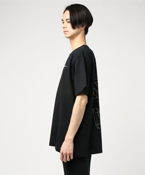 off white（オフホワイト）の「Off-White “3D CARRYOVER S/S”オーバーTシャツ（Tシャツ/カットソー・メンズ・ブラック・SMALL）」の9枚目の写真