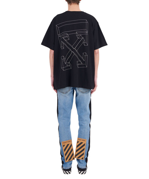 off white（オフホワイト）の「Off-White “3D CARRYOVER S/S”オーバーTシャツ（Tシャツ/カットソー・メンズ・ブラック・SMALL）」の4枚目の写真