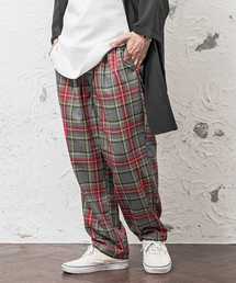 MinoriTY | ブリットチェックワイドテーパードパンツ(その他パンツ)