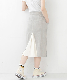 Ray BEAMS | Ray BEAMS / バックチュール ヒッコリースカート(スカート)