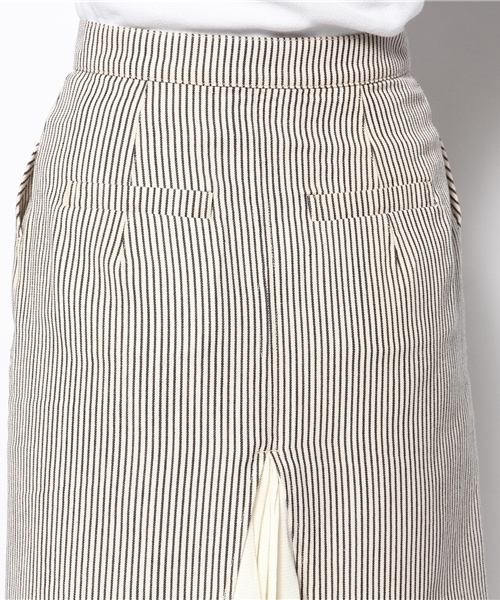 Ray BEAMS（レイビームス）の「○Ray BEAMS / バックチュール ヒッコリースカート（スカート・レディース・オフホワイト・1/0）」の11枚目の写真