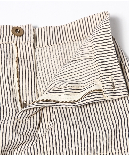 Ray BEAMS（レイビームス）の「○Ray BEAMS / バックチュール ヒッコリースカート（スカート・レディース・オフホワイト・1/0）」の3枚目の写真