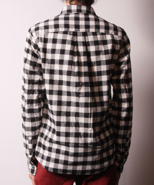 COMMONWARE AMERICAN RAG CIE&Magine(コモンウェアアメリカンラグシーアンド マージン)の「AMERICAN RAG CIE&Magine COMMONWARE ブロックチェックシャツ:(シャツ/ブラウス・メンズ・ホワイト/グリーン/バーガンディー・44/46/48)」の6枚目の写真