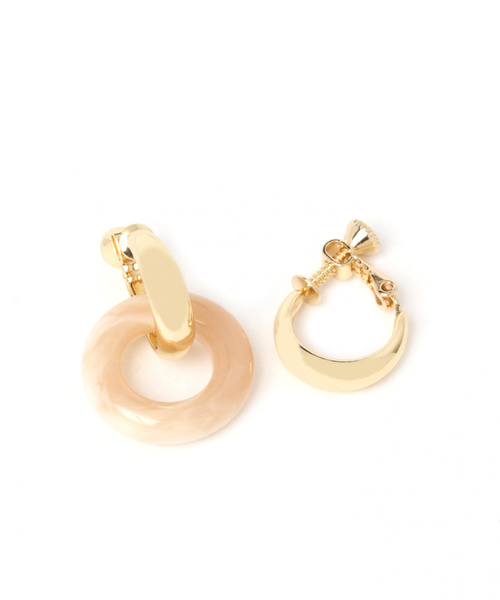 niko and...(ニコアンド)の「4WAY着せ替えイヤリング(イヤリング・レディース・ダークブラウン/パープル/ネイビー/ブラウン/オレンジ/グリーン・0)」の9枚目の写真