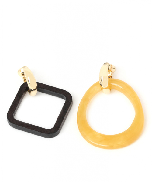 niko and...(ニコアンド)の「4WAY着せ替えイヤリング(イヤリング・レディース・ダークブラウン/パープル/ネイビー/ブラウン/オレンジ/グリーン・0)」の12枚目の写真