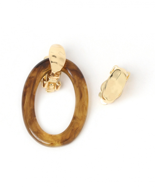 niko and...(ニコアンド)の「4WAY着せ替えイヤリング(イヤリング・レディース・ダークブラウン/パープル/ネイビー/ブラウン/オレンジ/グリーン・0)」の13枚目の写真