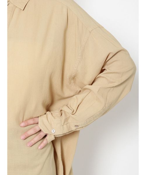 Ungrid（アングリッド）の「ビッグルーズシャツ（シャツ/ブラウス・レディース・ベージュ/オフホワイト・FREE）」の11枚目の写真