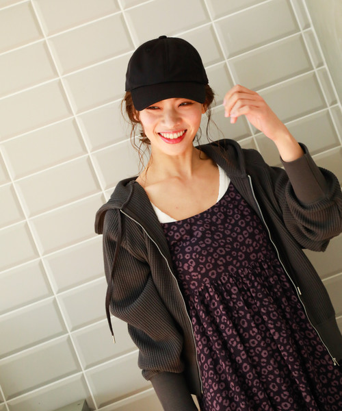BAYFLOW(ベイフロー)の「ワッフルパーカー(パーカー・レディース・オフホワイト/チャコール・SMALL/MEDIUM)」の3枚目の写真