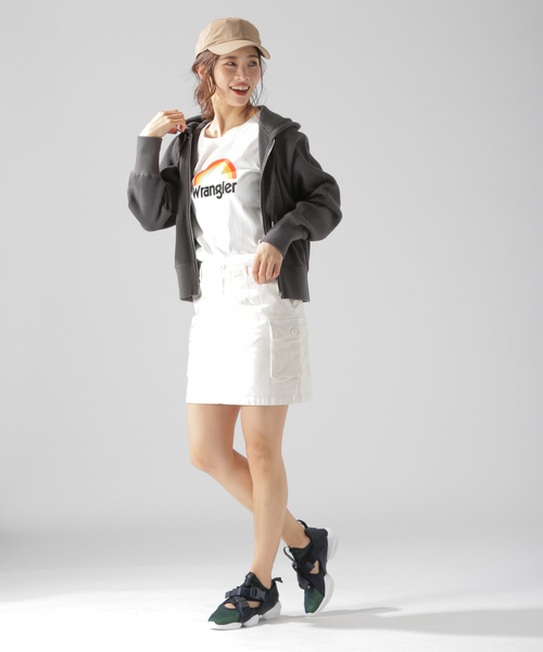 BAYFLOW(ベイフロー)の「ワッフルパーカー(パーカー・レディース・オフホワイト/チャコール・SMALL/MEDIUM)」の10枚目の写真
