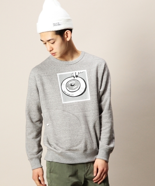 BEAUTY&YOUTH UNITED ARROWS(ビューティーアンドユースユナイテッドアローズ)の「<Americana> CREW SWEAT/スウェット(スウェット・メンズ・ブラック/ライトグレー・MEDIUM/LARGE)」の1枚目の写真