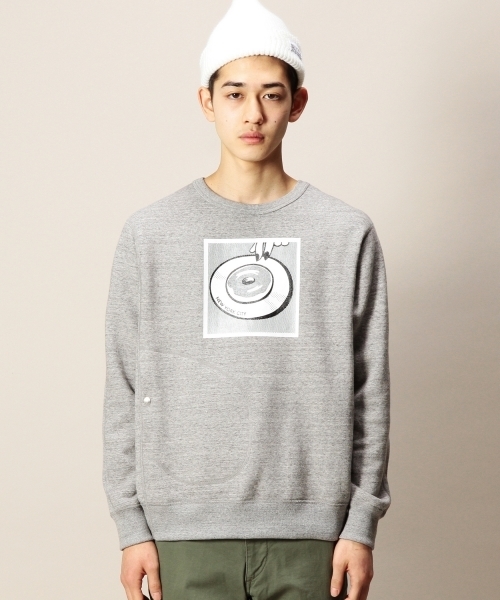 BEAUTY&YOUTH UNITED ARROWS(ビューティーアンドユースユナイテッドアローズ)の「<Americana> CREW SWEAT/スウェット(スウェット・メンズ・ブラック/ライトグレー・MEDIUM/LARGE)」の3枚目の写真