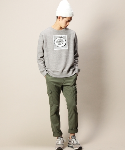 BEAUTY&YOUTH UNITED ARROWS(ビューティーアンドユースユナイテッドアローズ)の「<Americana> CREW SWEAT/スウェット(スウェット・メンズ・ブラック/ライトグレー・MEDIUM/LARGE)」の10枚目の写真