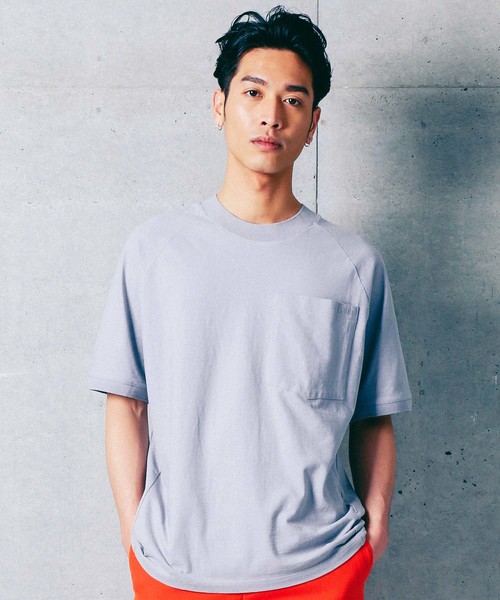 HUGO(ヒューゴ)の「メンズ オーバーサイズフィット ラグランスリーブ Tシャツ(Tシャツ/カットソー・メンズ・グレー系その他/ブラック・L/S/M/XL/XS/XXL)」の6枚目の写真