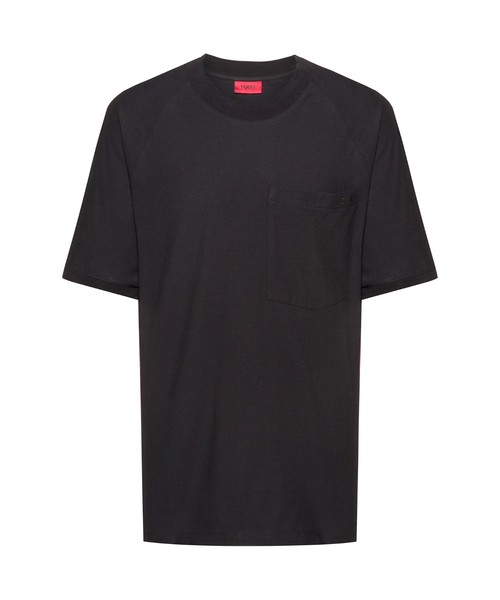 HUGO(ヒューゴ)の「メンズ オーバーサイズフィット ラグランスリーブ Tシャツ(Tシャツ/カットソー・メンズ・グレー系その他/ブラック・L/S/M/XL/XS/XXL)」の12枚目の写真