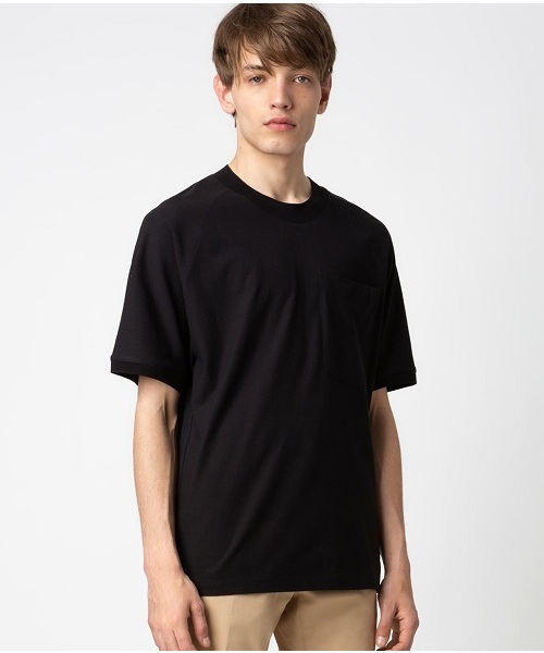HUGO(ヒューゴ)の「メンズ オーバーサイズフィット ラグランスリーブ Tシャツ(Tシャツ/カットソー・メンズ・グレー系その他/ブラック・L/S/M/XL/XS/XXL)」の13枚目の写真