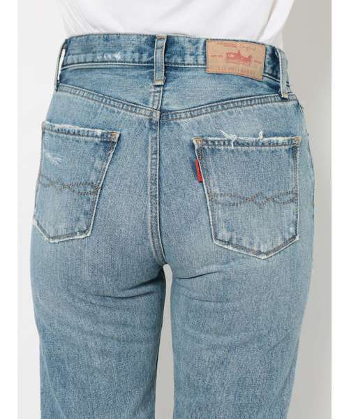 Ungrid（アングリッド）の「ヘムスリットクラッシュストレートデニム（デニムパンツ・レディース・ブルー・24inch/25inch/26inch）」の21枚目の写真