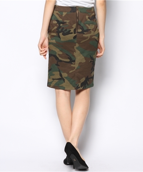 ESTNATION（エストネーション）の「【雑誌Oggi掲載】ESTNATION カモフラ柄タイトスカート（スカート・レディース・ブラウン系その他/グリーン系その他・36/38）」の9枚目の写真