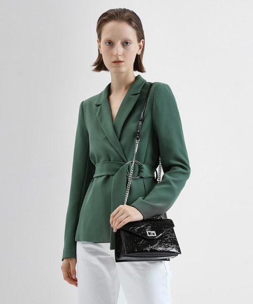 CHARLES & KEITH（チャールズ & キース）の「エンベロープバッグ / Envelope Bag（ショルダーバッグ・レディース・ホワイト/ブラック/ブルー/バーガンディー・S）」の8枚目の写真