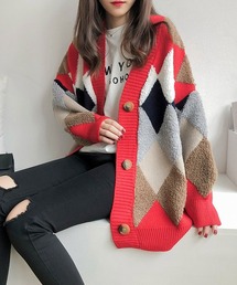 ボア」に該当するレディースのカーディガン/ボレロファッション