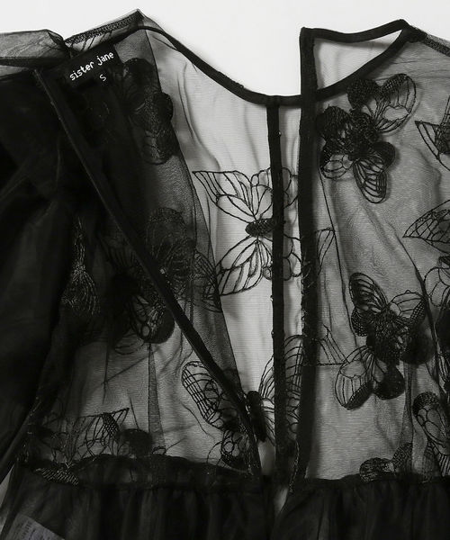 Ray BEAMS（レイビームス）の「sister jane / Flutter Peplum Blouse（シャツ/ブラウス・レディース・ブラック・ONE SIZE）」の7枚目の写真