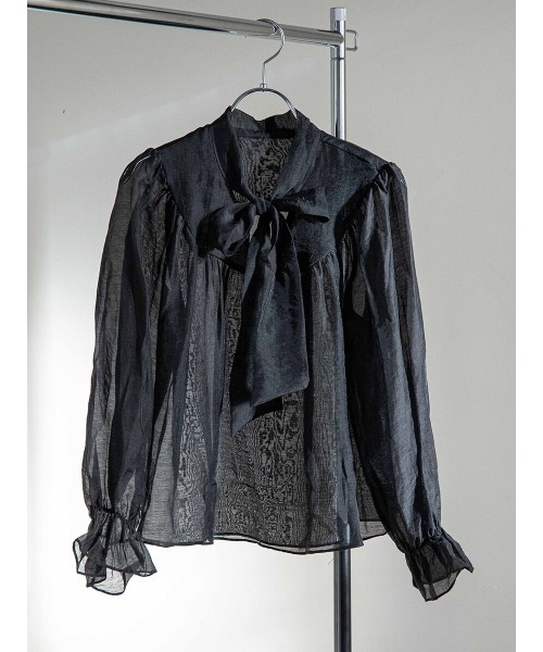 amel（エイメル）の「ボウタイブラウス（シャツ/ブラウス・レディース・ブラック・FREE）」の2枚目の写真