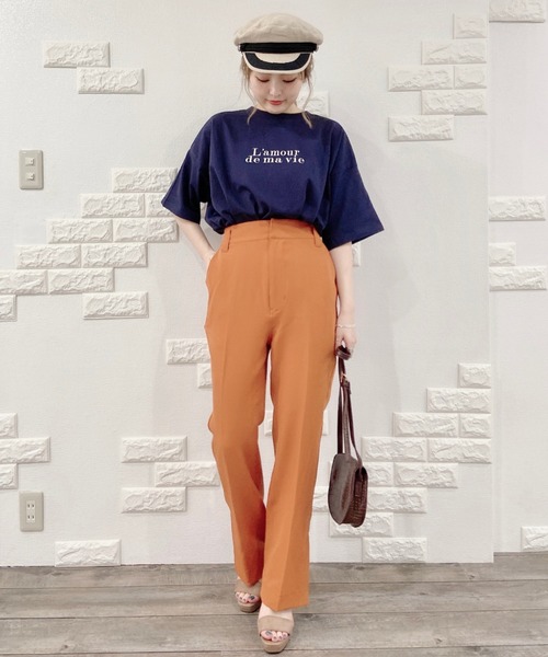 EPIMI E'PIMMY（エピミエピミー）の「《ZOZO限定》センタープレスサイドスリットスラックスパンツ（スラックス・レディース・ブラック/ベージュ/ブルー/パープル/オレンジ/モカ/カーキ/マスタード/ラベンダー・MEDIUM）」の17枚目の写真