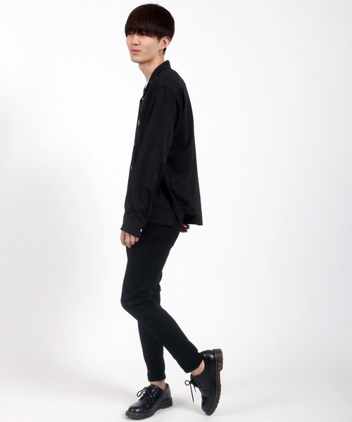 KANGOL(カンゴール)の「【KANGOL】ポリトロピカル オープンカラー シャツジャケット/開襟シャツ(シャツ/ブラウス・メンズ・ホワイト/ブラック/ベージュ/カーキ/ブルーグリーン・M/L/XL)」の20枚目の写真