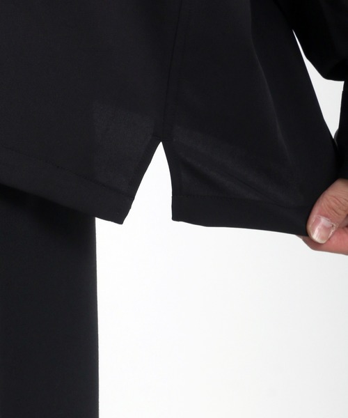 KANGOL(カンゴール)の「【KANGOL】ポリトロピカル オープンカラー シャツジャケット/開襟シャツ(シャツ/ブラウス・メンズ・ホワイト/ブラック/ベージュ/カーキ/ブルーグリーン・M/L/XL)」の11枚目の写真