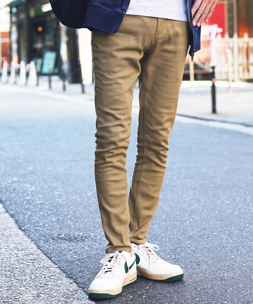 roshell（ロシェル）の「カツラギ ストレッチ スキニーパンツ（チノパンツ・メンズ・ブラック系その他2/ホワイト系その他2/ブラウン系その他/ブラウン系その他2/ライトベージュ/ブルー系その他/ワイン/ブラック系その他3/ホワイト/ライトグレー/ブラック/ブラック系その他/グレー/グレー系その他/ホワイト系その他/ブラウン/モカ/カーキ/ネイビー/その他1/ライトインディゴブルー/インディゴブルー/グレイッシュベージュ/チャコールグレー/グレー系その他2/ベージュ/アイボリー・SMALL/MEDIUM/LARGE/X-LARGE/XX-LARGE）」の19枚目の写真