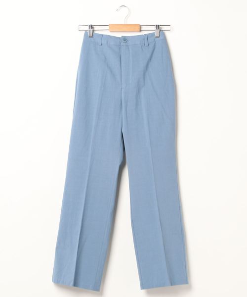 archives(アルシーヴ)の「麻調フレアパンツ(その他パンツ・レディース・イエロー/グリーン/アイボリー/ブルー・MEDIUM)」の6枚目の写真