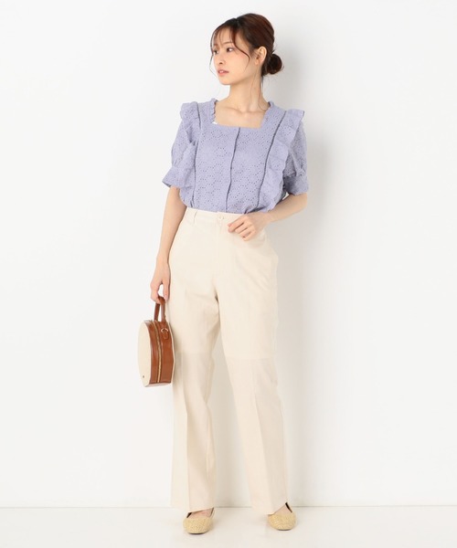 archives(アルシーヴ)の「麻調フレアパンツ(その他パンツ・レディース・イエロー/グリーン/アイボリー/ブルー・MEDIUM)」の21枚目の写真