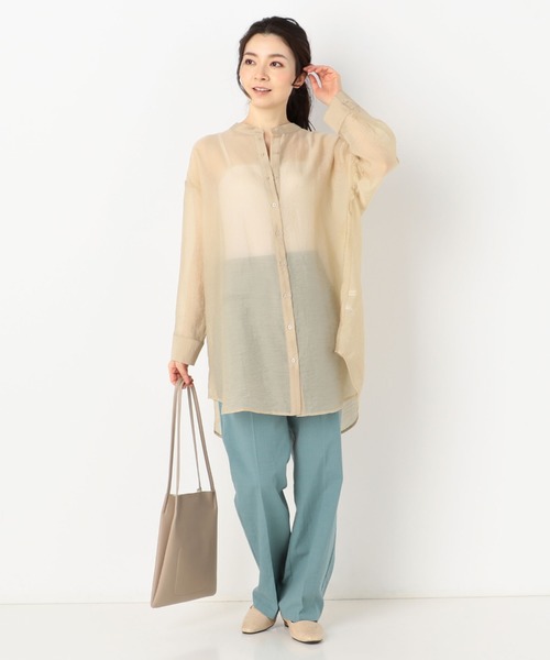 archives(アルシーヴ)の「麻調フレアパンツ(その他パンツ・レディース・イエロー/グリーン/アイボリー/ブルー・MEDIUM)」の18枚目の写真